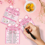Pink Bow Cherry Themed Girl'S Sleepover Party Supplies - Girl'S Birthday Night Game Ideas - Who Knows The Birthday Girl Best 20 Pieces