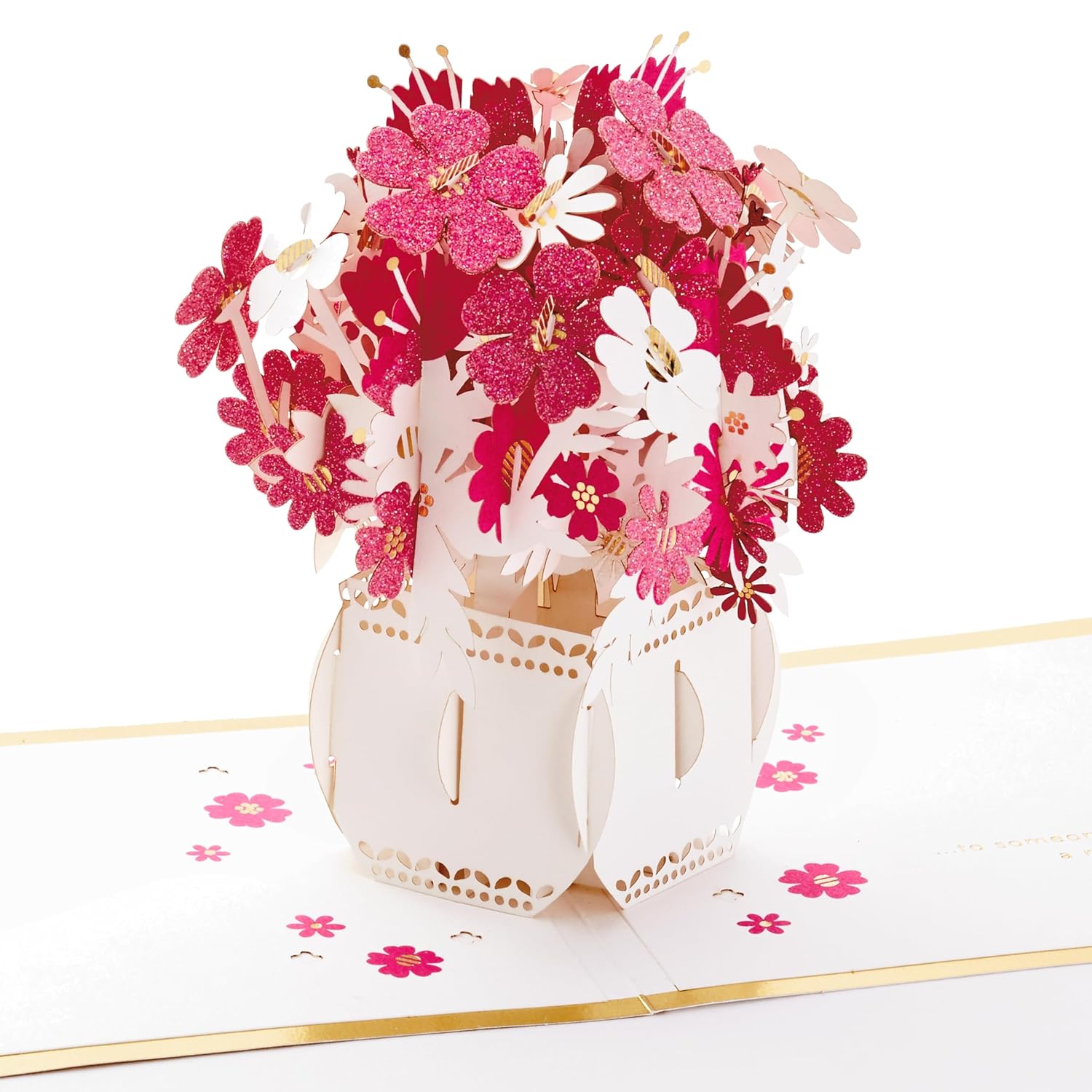 Hallmark Signature Paper Wonder Pop Up Mothers Day Card (Flowers in Vase, Make the World More Beautiful)
