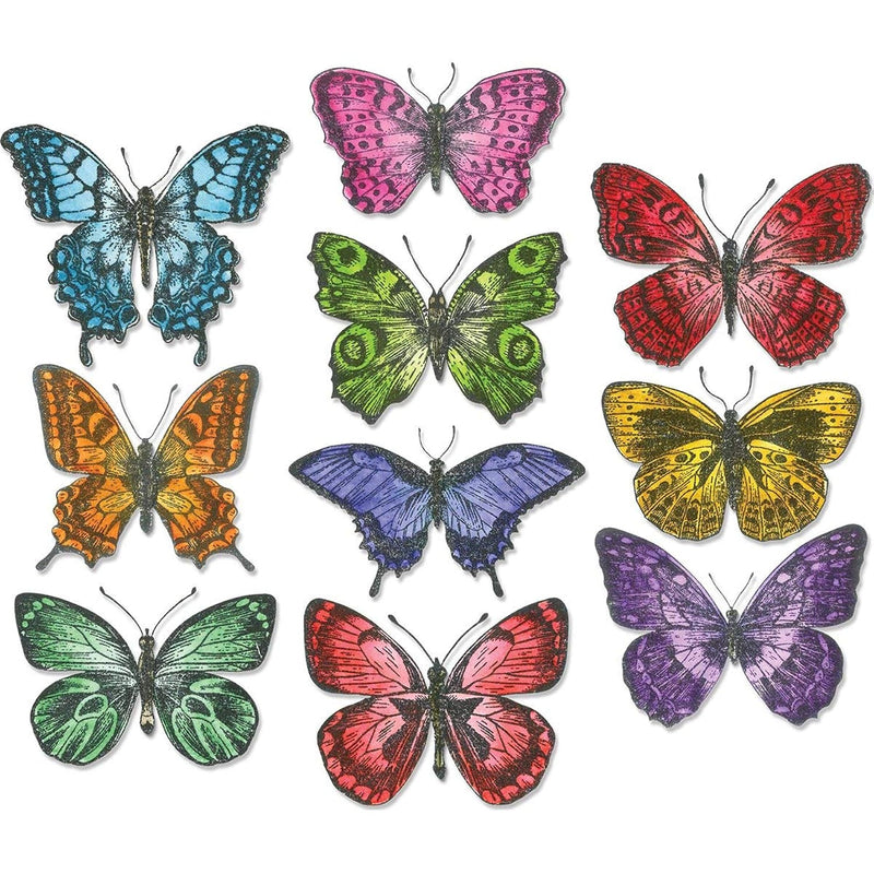 Die Set , Flutter By Tim Holtz, 20 Pack, Multi Color, One Size Frameli