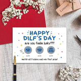Rude Scratch Off Father'S Day Card For Husband, Funny Dilf Card For Him, Naughty Valentine'S Day Card