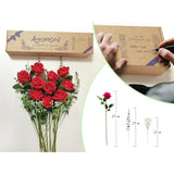 10 Stems Artificial Roses Bouquet With 4Pcs Artificial Baby'S Breath 6Pcs Artificial Eucalyptus Leaves Stems, For Silk Floral Arrangement Or Space Decoration (Red)