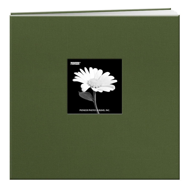 12X12 Fabric Frame Scrapbook, Herbal Green