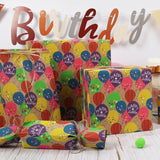 Birthday Wrapping Paper Roll For Kids, 30 Inch X 33 Feet (83 Sq. Ft. Ttl.) Kraft Gift Wrap Paper With Colorful Balloon Pattern For Baby Shower Holiday Party
