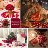 1000+Pcs Real Red Rose Petals, 8.5Oz Dried Flower Confetti Petals For Wedding Flower Girl To Throw At Wedding Party, Romantic Night Bridal Shower Valentine'S Day Decor