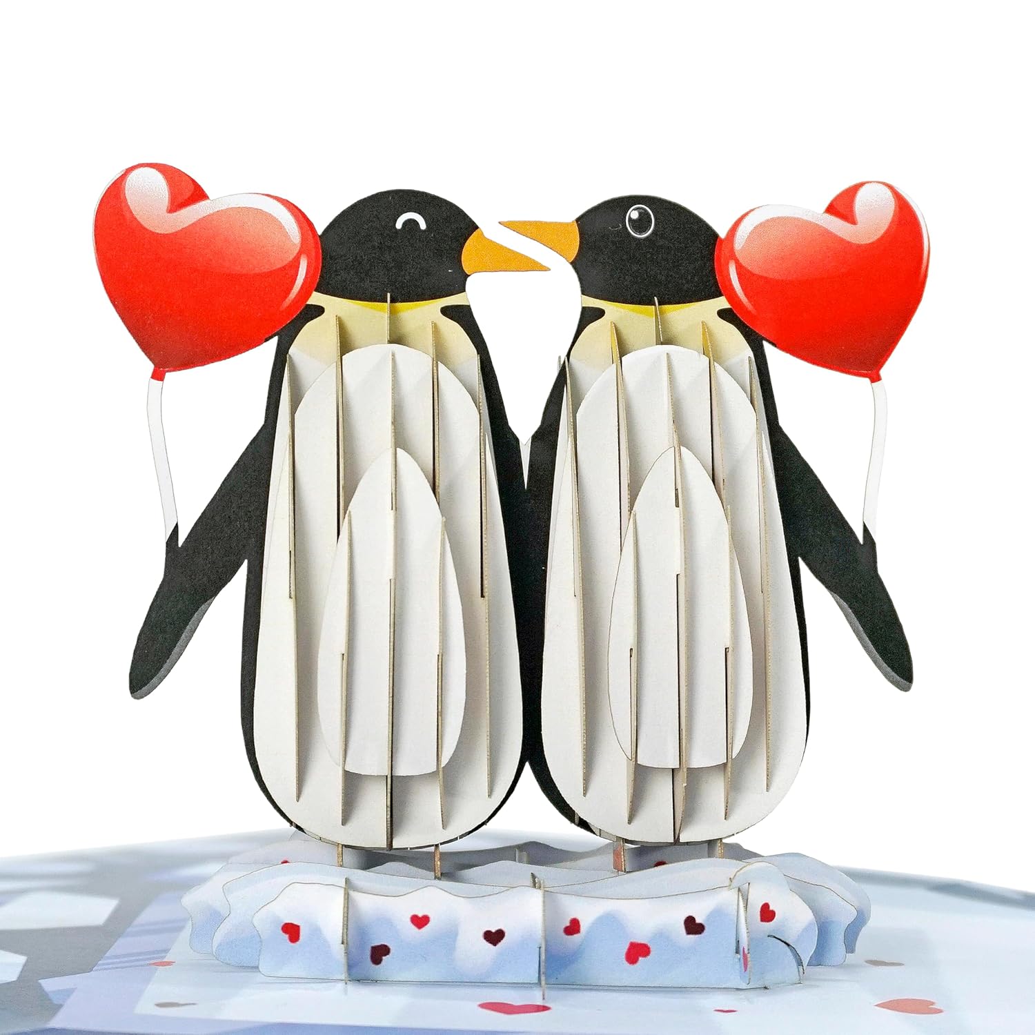 Cutpopup Penguincouple, Valentines Day Card Pop Up, Anniversary Card, 3D Popup Greeting Love Card (Penguin Couple)