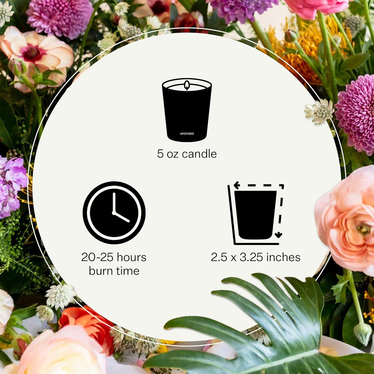 Luxury Scented Candles For Home, Charcoal Rouge - Petite Aromatherapy Jar Candle With Soy Wax Blend
