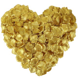 Silk Petals, Artificial Rose Flower Petal Vase Home Decor Wedding Bridal Birthday Diy Decoration Garden Party Ceremony Wholesale - Gold 1000 Pcs