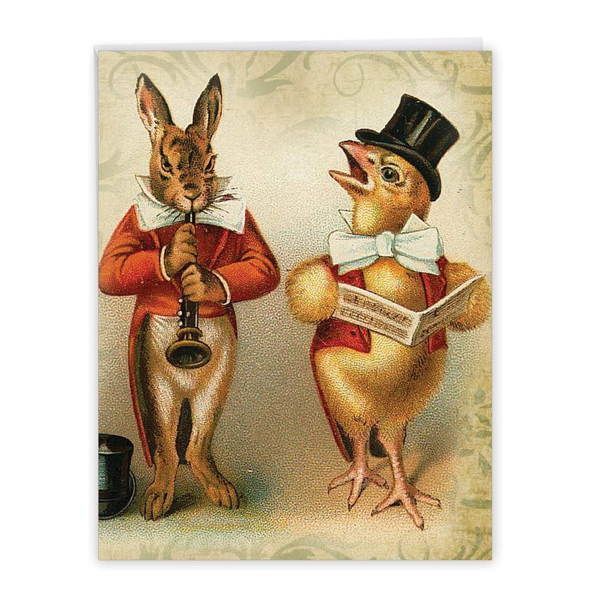 Jumbo Easter Greeting Card 8.5 X 11 Inch With Envelope (1 Pack) Jumbo Funny Bunnies J2345Aeag