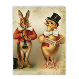 Jumbo Easter Greeting Card 8.5 X 11 Inch With Envelope (1 Pack) Jumbo Funny Bunnies J2345Aeag