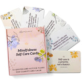 52 Mindfulness Cards With Action Plans. Relaxation Stress Relief Gifts For Women, Positive Affirmation Cards, Anxiety Relief Items, Meditation Self Care Kit, Relaxing Spiritual Gifts For Women
