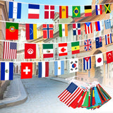 200 Countries String Flag 184Ft World Flag Banner for Party Decorations