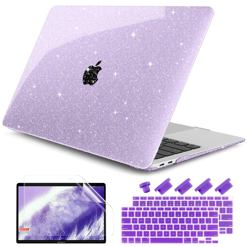 For Macbook Air 13 Inch Case 2021-2018 Release A2337 M1 A2179 A1932, Bling Pla