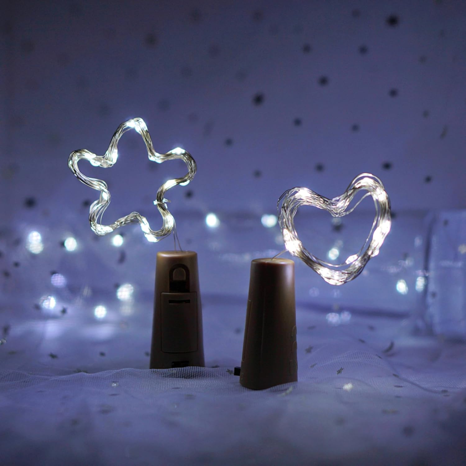 Wine Bottle Lights 20 Leds Cork Lights Waterproof Battery (Included) Operated Fairy Mini String Lights For Diy Jar Indoo