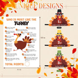 33 Thanksgiving Games For Adults Kids 30 Players Who Is Most Like The Turkey Game Cards With 3 Turkey Headbands Fall Thanksgiving Party Games For Family Activity Classroom Friendsgiving Favor