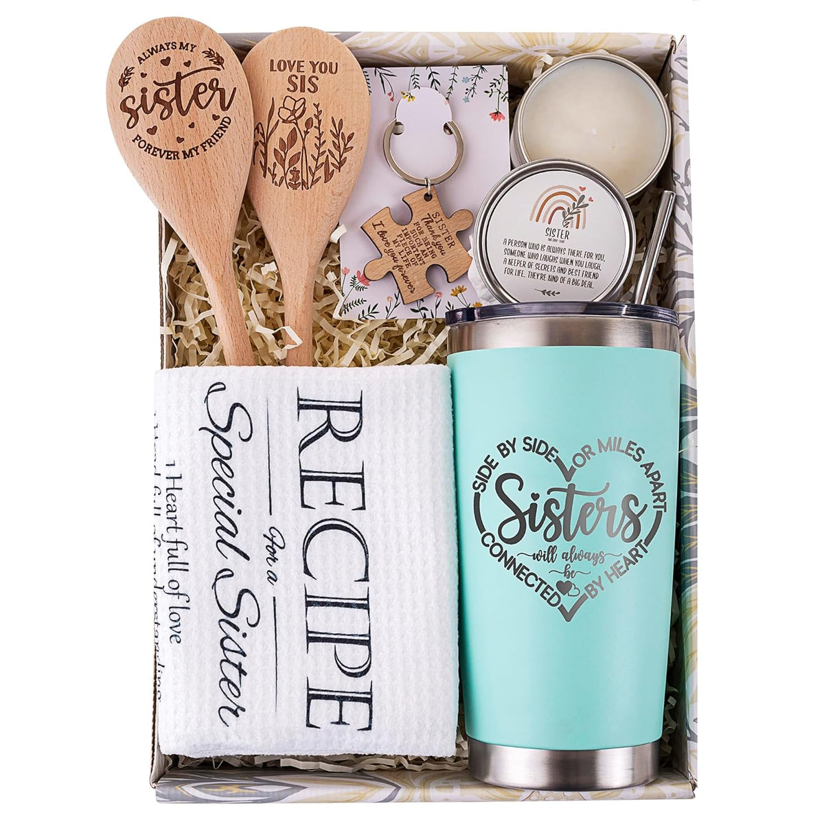 Sisters Gifts From Sister, Sisters/Sister In Law Birthday Christmas Mothers Day Valentines Day Gift Basket