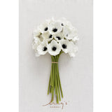 Poppy Flowers Artificial, Faux Silk Poppies For Diy Bouquet, Bulk Fake Wedding Filler Flowers For Centerpieces Arrangements Bridal Shower Decorations, White