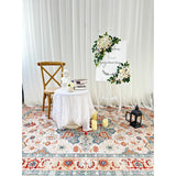 Pack Of 2 Wedding Arch, Artificial Flowers, Wedding Decor?Flower Garland Be Suited To Banquet, Party, Reception Entrance Welcome Sign And Background Decoration (Milky White)