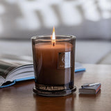 Aquiesse 99009 Mandarin Tea Large Candle in Gift Box, Smoke Brown