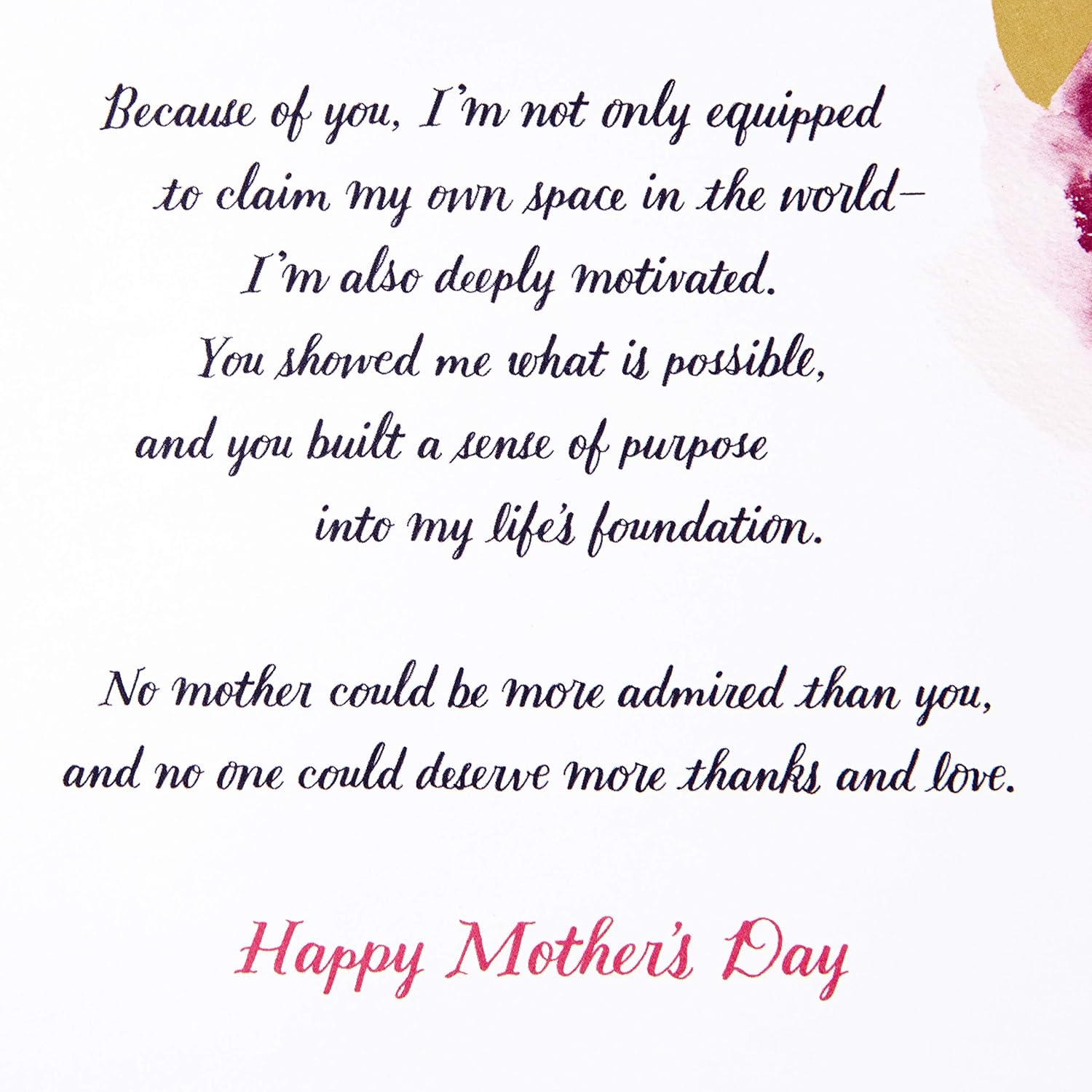 Hallmark Mahogany Mothers Day Card for Mom (My Beautiful Mother) (699MBC1169)