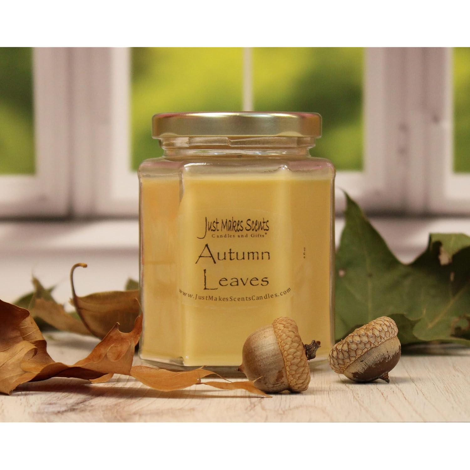 Autumn Leaves Scented Blended Soy Candle By