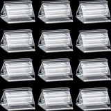 50 Pieces Game Card Stands Plastic Card Holder Clear Small Wedding Table For Board Table Signs Memos Pictures Photos Diy Party Favors