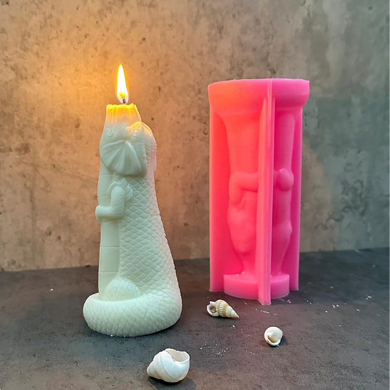 3D Dragon Candle Molds, Funny Silicone Mold For Epoxy Resin, Concrete, Gypsum