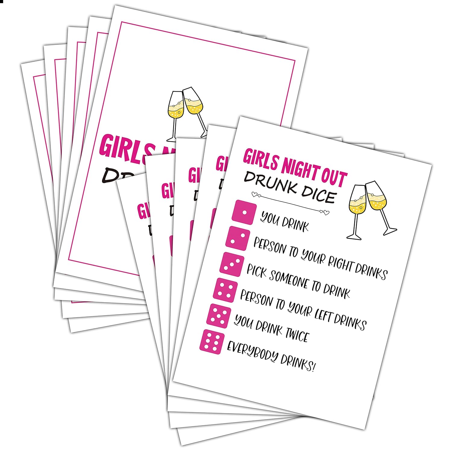 Girls Night Party Game - Ladies Night Pack For Women - Fun Bridal Shower Or Bachelorette Party Games For Adults - 30 Game Cards