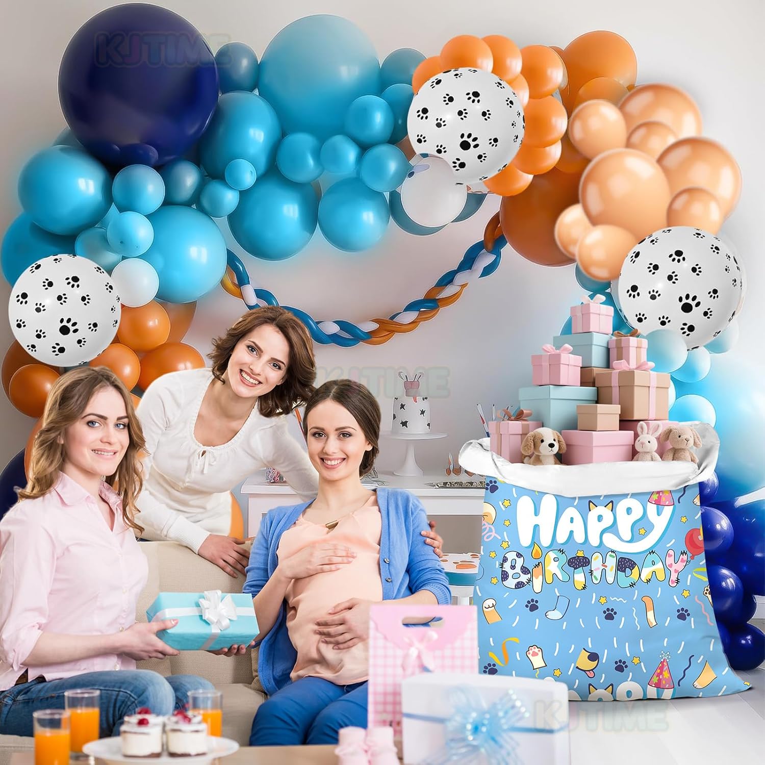36×56 Inch Large Blue Birthday Gift Bag Boys Jumbo Plastic Boy Happy Birthday Themed Kids Gift Bags Xl Parties Favors Decorations