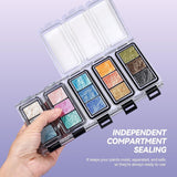 15 Color Super Glitter Watercolor Paint Set - Metallic & Shimmery For Art, Crafts | Easy To Load, Superior Adhesion, Quick Activation On Paper
