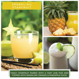 A Cheerful Giver Sparkling Starfruit 24oz Large Scented Candle Jar with Lid Cheerful Candle 135 Hours of Burn Time, Christmas Gift for Women, Yellow