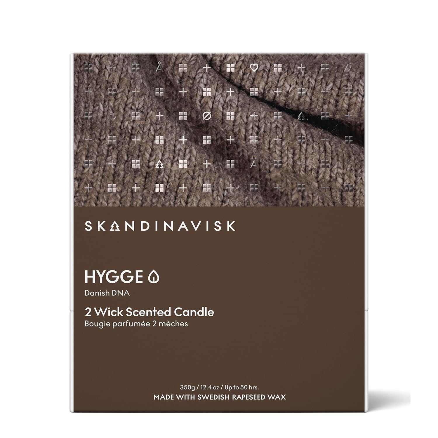 Hygge 'Cosiness' Scented Candle, Special Edition, Scent Notes: Black Tea And Mint Leaves, Dried Apples And Baked Cinnamon, Vegan Formula, 12.3 Oz.