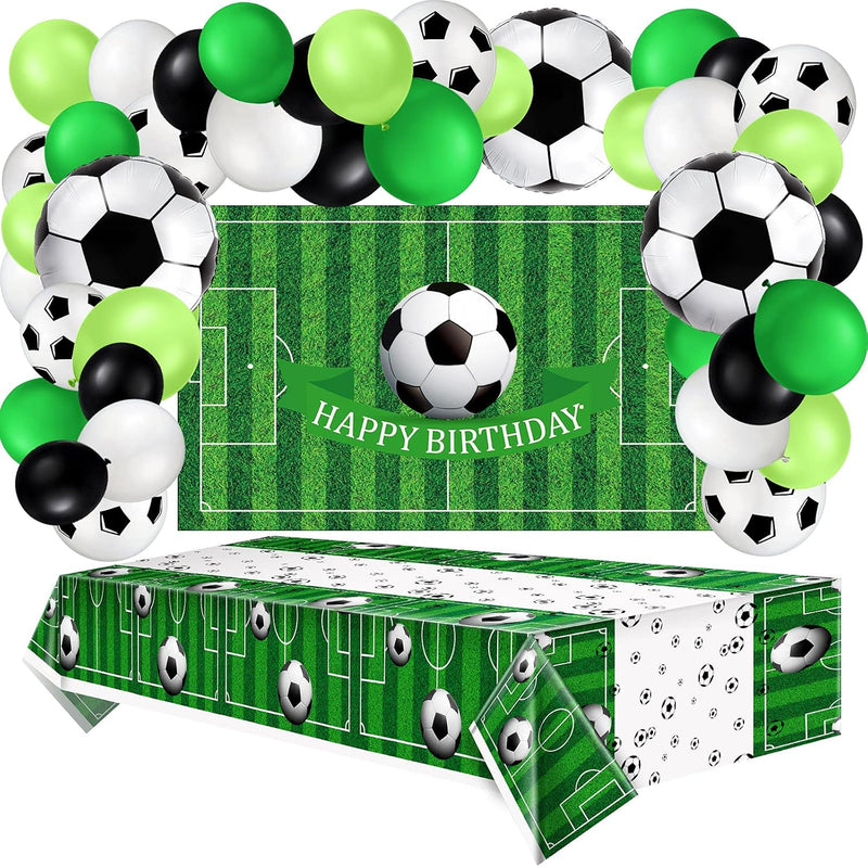 86 Pieces Soccer Birthday Party Decorations Supplies Include Soccer Bi