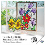 Plaid Gallery Glass Window Color Beginner Set (2-Ounce), (8-Pack)