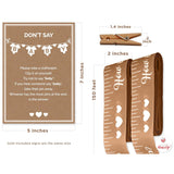 Funny Baby Shower Games For Girl Or Boy, Set Of 2: How Big Is The Bump & Don'T Say Baby, Kraft