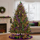 18 Pcs Mardi Gras Glitter Tree Picks Purple Gold Green Centerpiece Table Decor 17.7 Inch Mardi Gras Tree Topper Decor Branches Ornaments Carnival Decoration(Novelty)