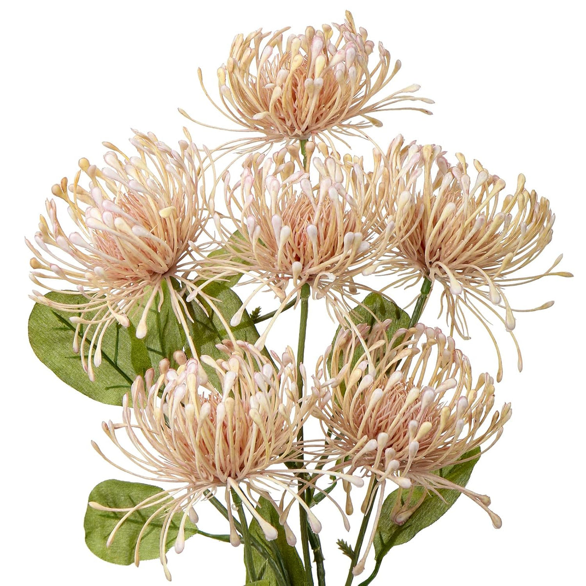 33" Pink Artificial Mums Flowers Sping Summer Chrysanthemum Flowers 2Pcs Fake Spider Mum Flower Arrangement Faux Pincushion Flower With 3 Heads Long Stem Bouquet Home Decor