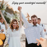 Would She Rather Game Cards For Bridal Shower(30 Pcs), Minimalism Cement Gray Wedding Party Game Cards, Mr & Mrs, Engagement Party, Bridal Shower Party Games & Activities - D02