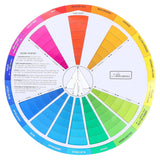 Artists Color Wheel Chart, Paint Color Theory Mixing Matching Tool Creative Blending Board For Art And Makeup