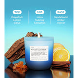 Summer Night Breeze Scented Candle, 11Oz Aromatherapy Soy Wax Candles For Home Scented, Fruits, Flower, Wood Scent, Long Burning Time, Gifts For Women, Men, Friend, Relaxation & Stress Relief