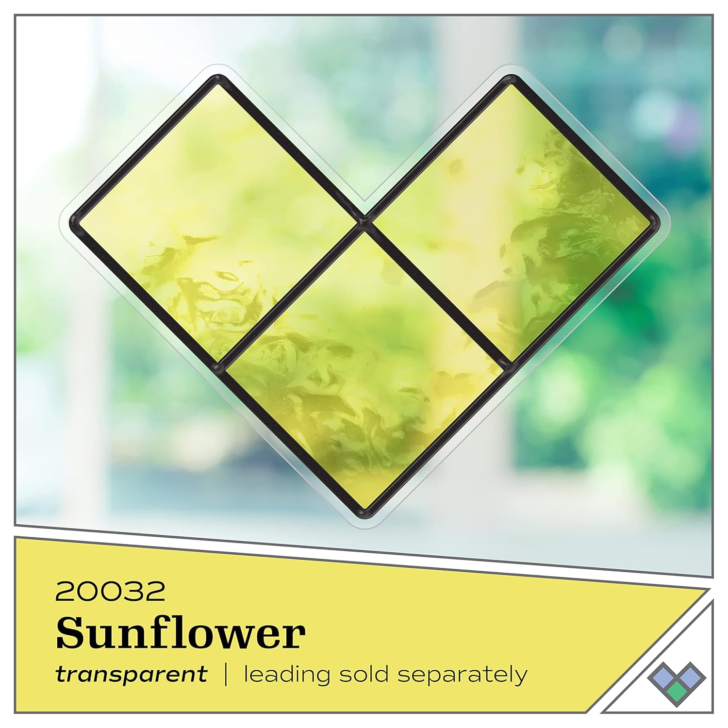 Gallery Glass, Sunflower Stained Glass 2 fl oz Brilliant Smooth Finish Paint, Perfect for Easy to Apply DIY Arts and Crafts, 20032