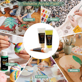 Acrylic Paint - Prussian Blue (120 Ml/4.06 Oz) Tubes, Rich & Vibrant Pigments, Professional Artists Acrylic Paints - Art Supplies For Canvas Wood Rock Clay Fabric Ceramics Art Crafts Painting