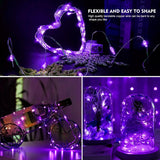 24 Pack Led Fairy Lights Battery Operated, String Lights Waterproof 7 Feet 20 Led Firefly Starry Lights For Wedding Part