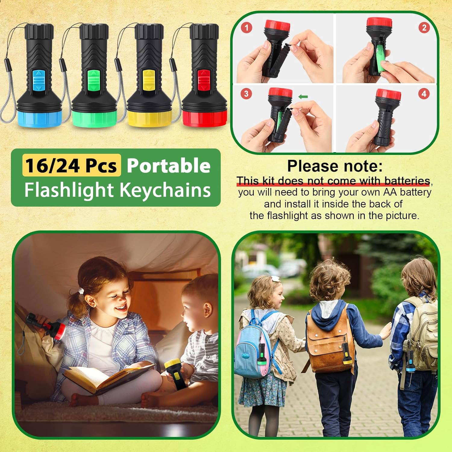 130 Pcs Camping Party Favors Happy Camper Party With Silicone Bracelets, Mini Compass, Mini Flashlight Keychains, Stickers, Bag And Tag Adventure Friend Birthday (Classic Style)