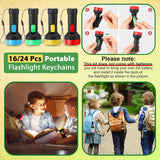 130 Pcs Camping Party Favors Happy Camper Party With Silicone Bracelets, Mini Compass, Mini Flashlight Keychains, Stickers, Bag And Tag Adventure Friend Birthday (Classic Style)