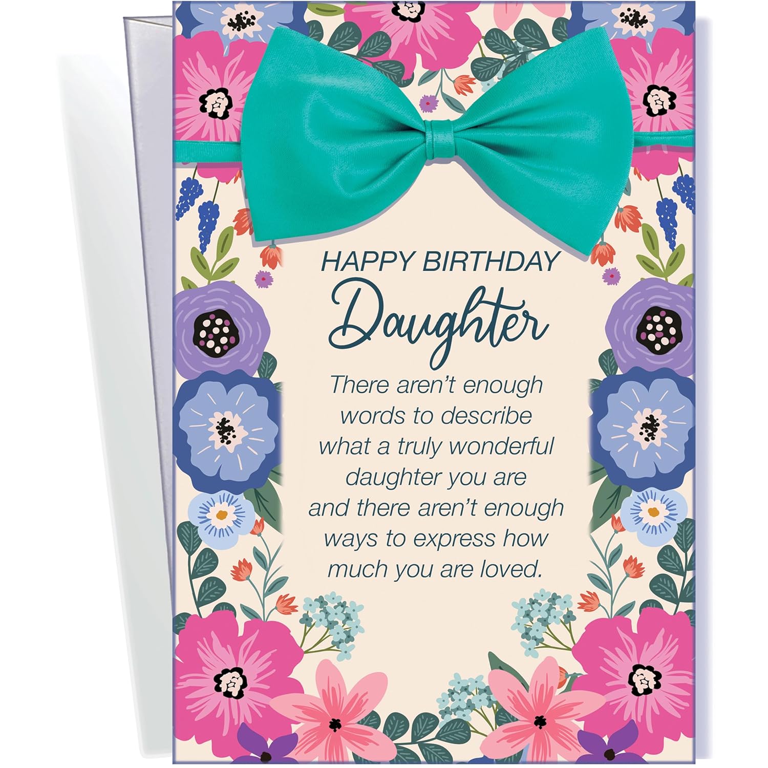 - Daughter Birthday Card - Made In Chicago - Perfect Size: Opens To A Generous 10?× 7.75? - Beautiful - 95210