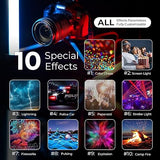 TLX1 RGB Tube Light Portable LED Video Light with App Control Rechargeable Magnetic Design
