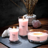 WoodWick Large Hourglass Candle Coastal Sunset Scent Crackles as it burns Premium Soy Blend Wax 21oz Perfect for gifting