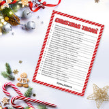 15 Christmas Trivia Question Game Cards Fun Fast Party Activity For Adults, Office, Group, Thanksgiving, Holiday Event