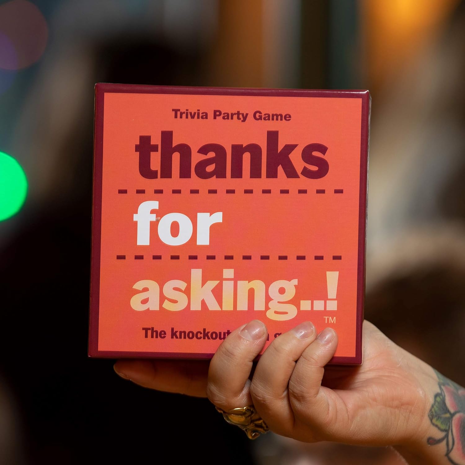 Thanks For Asking..! Triva Game , Red
