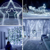 33FT 100 LED Fairy String Lights USB Plug in Twinkle Lights with Remote Control 8 Lighting Modes Timer Waterproof Dark Green Wire Warm White Christmas Tree Bedroom Indoor Outdoor Decoration Lights